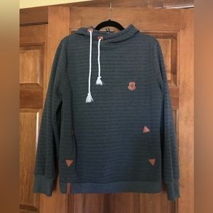 Women’s XL fleece hoodie, gray